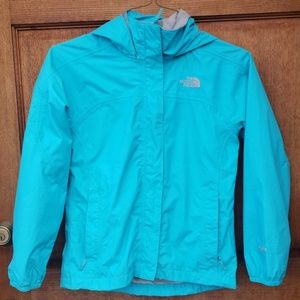 Girls Northface rain jacket